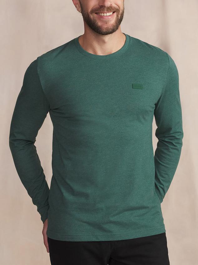 T-Shirt Trefle Manches Longues Vert PIERELON