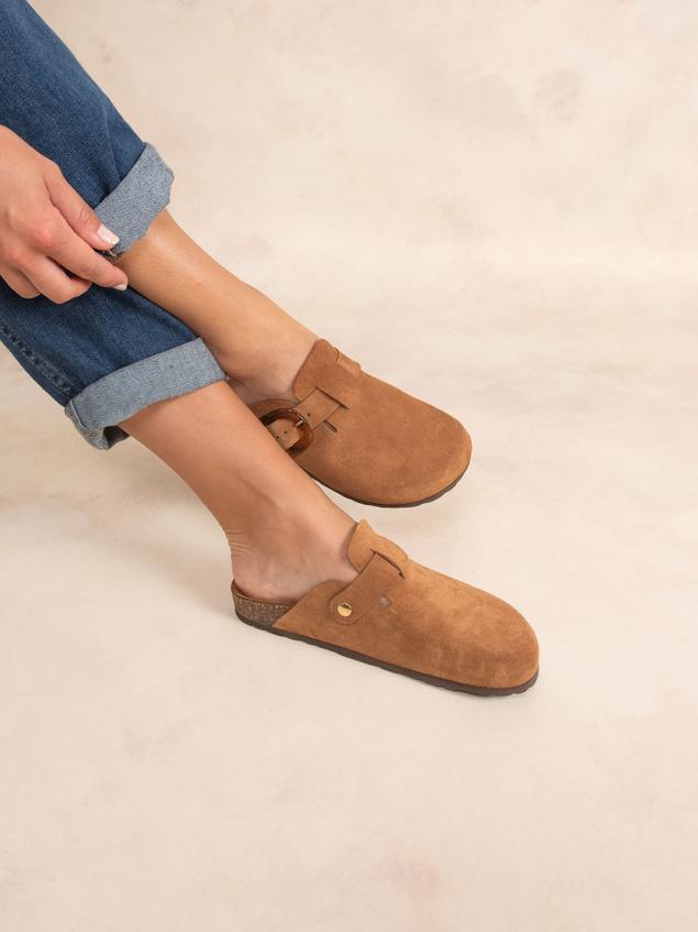 Women's mules Mocha ROUNNIA
