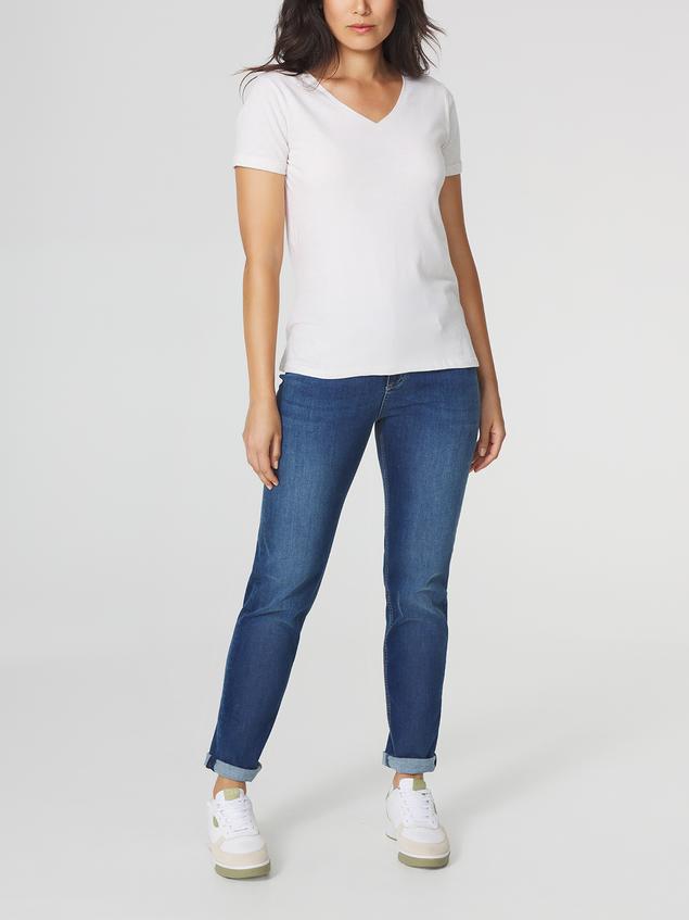 T-Shirt Femme Coton Bio Gris ADINATEE