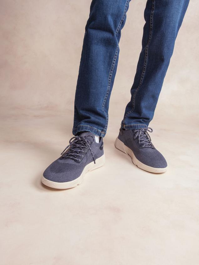Men's canvas sneakers Heathered Blue JAZSAIL