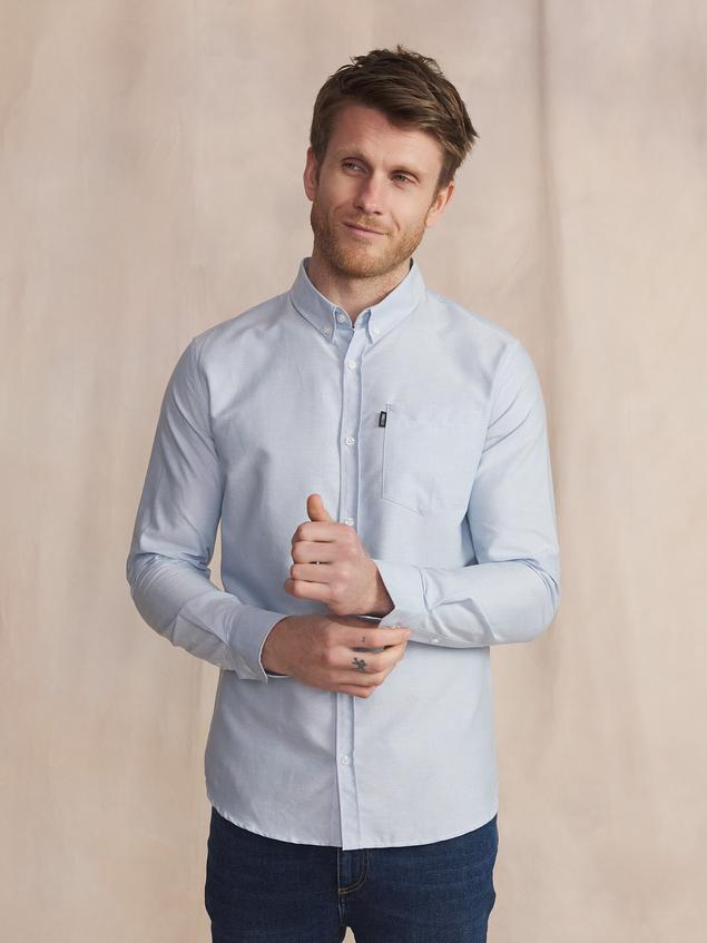 Chemise Oxygene Manches Longues Bleu BRADYCHE