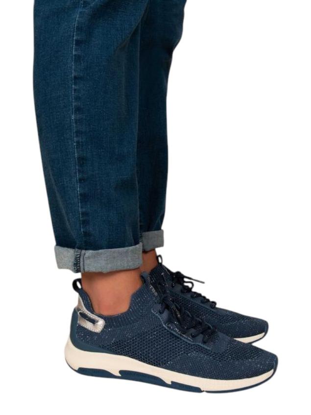 Women's running shoes Heathered Regatta and Silver JELLINA