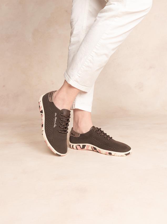 Tennis Femme Textile Recyclé Marron JAZARIA