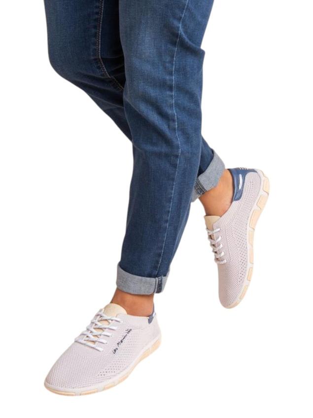 Women's canvas sneakers Lilac and Baltic JAZARIA