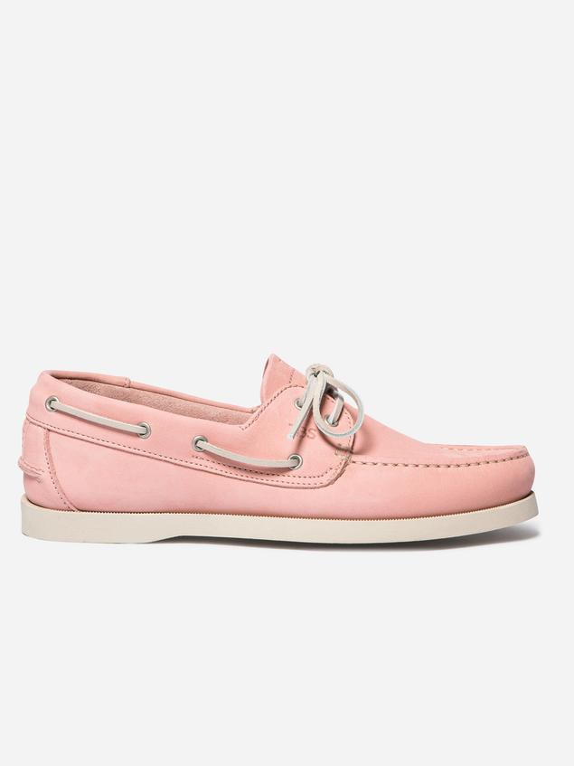 Chaussures bateau homme rose PHENIS