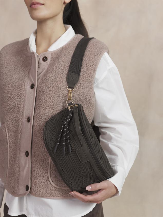 Sac Banane Femme Cuir Chocolat JAZABAN