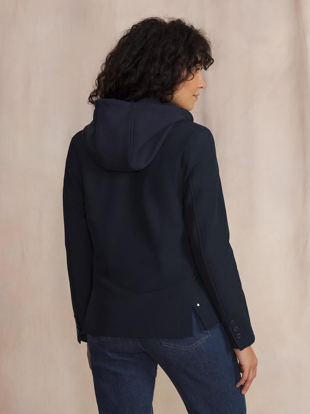 Veste Femme Capuche Amovible Doublé Marine POLLYVES
