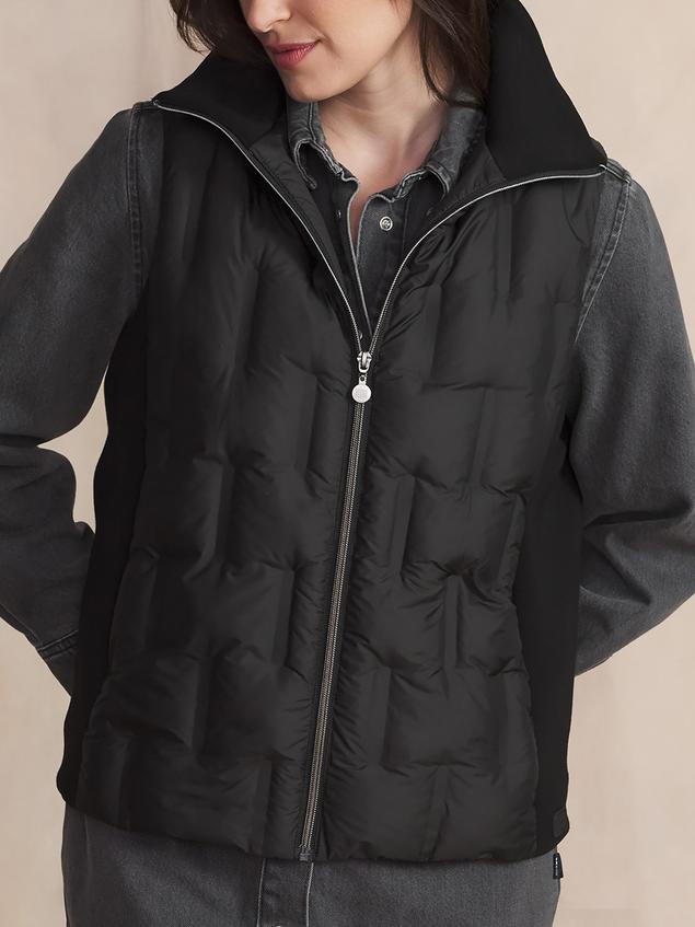 Doudoune Sans Manche Noir DEBBYSAN