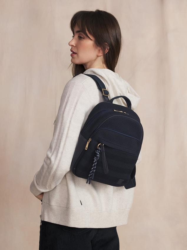 Sac à dos Femme Knit Recyclé Marine