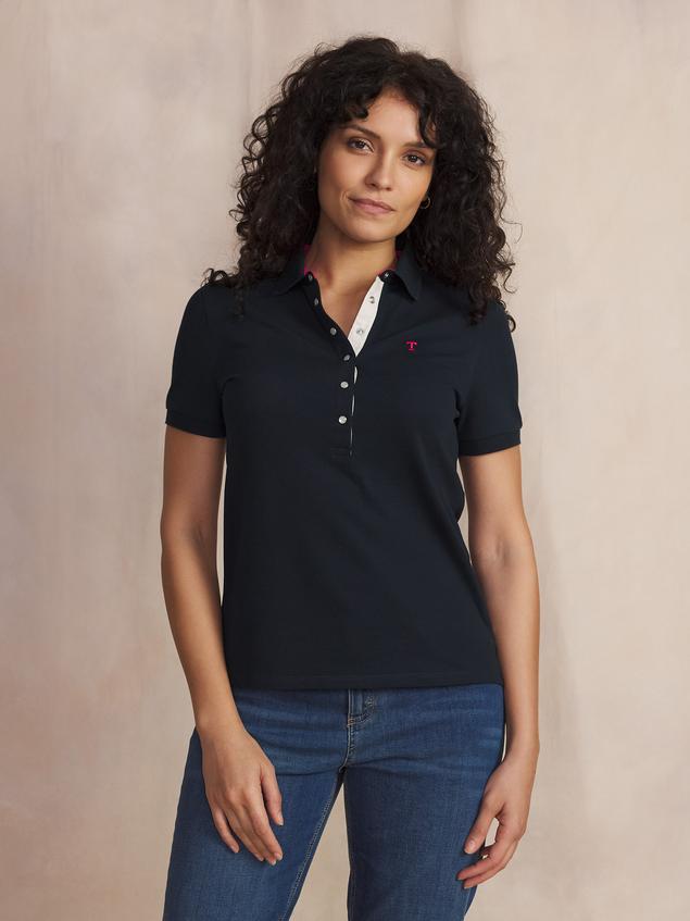 Polo Manches Courtes Bleu LEYLAPOL