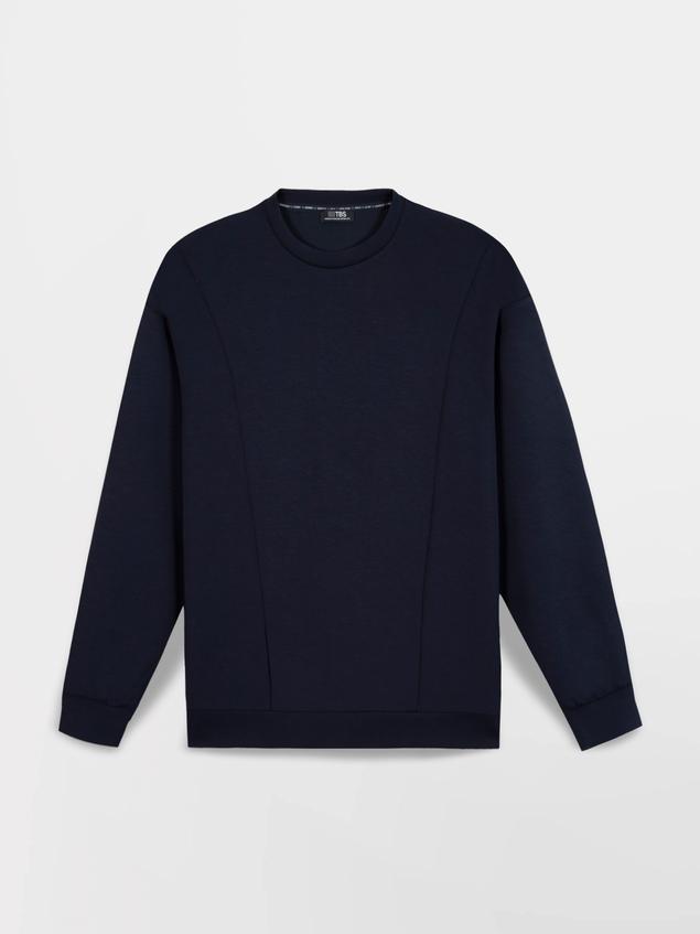Sweat Marine Manches Longues Bleu HARDARON