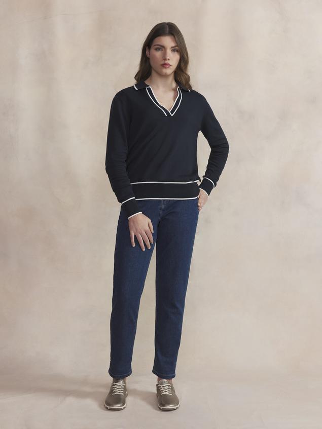 Polo Femme Marine ALAYAPOL