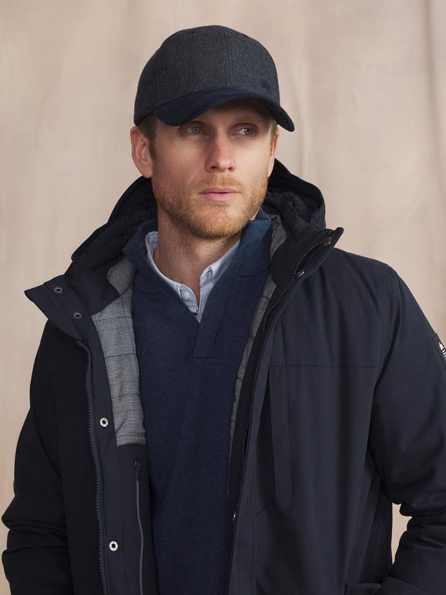 Casquette Homme Velours Côtelé Bleu ULYSCAP