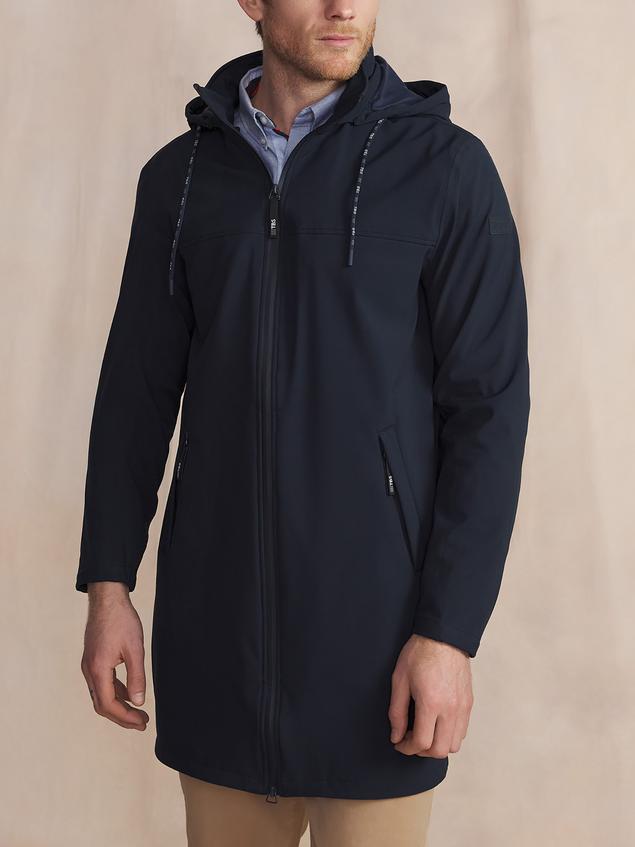 Manteau Marine Avec Manches Bleu ILYANMAN