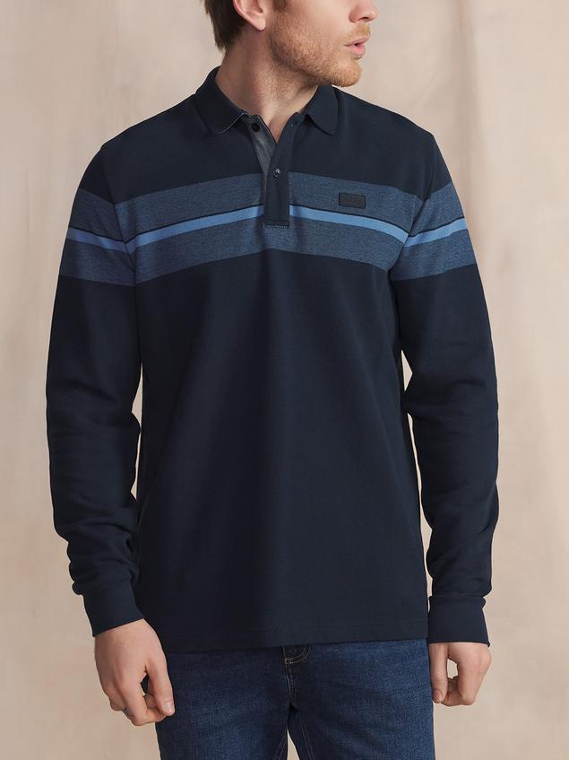 Polo Marine Manches Longues Bleu NIMIRPOL