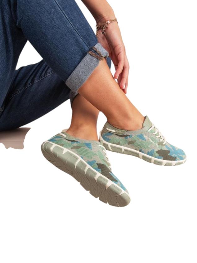 Women's canvas sneakers Leaf Clay JAZARIA