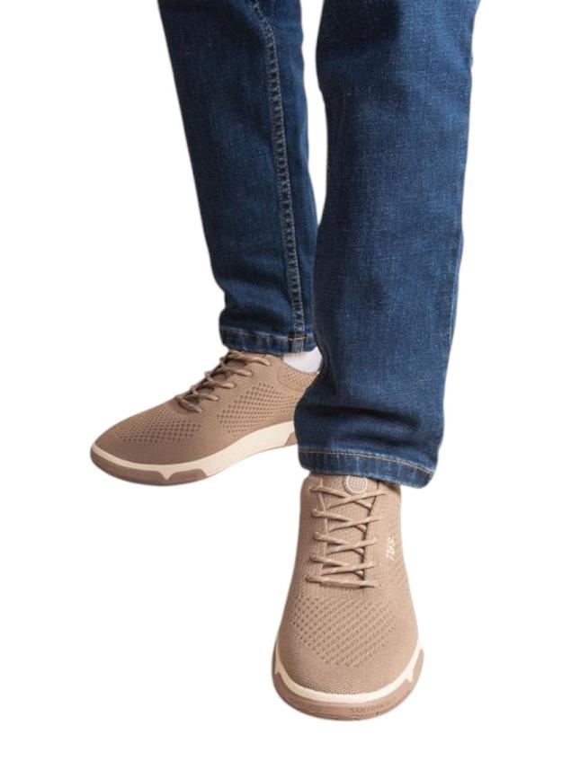 Tennis en toile homme chine taupe GUEKNIT