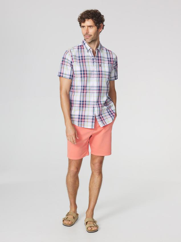 Chemise Homme à Carreaux Manches Courtes WILLYCHA