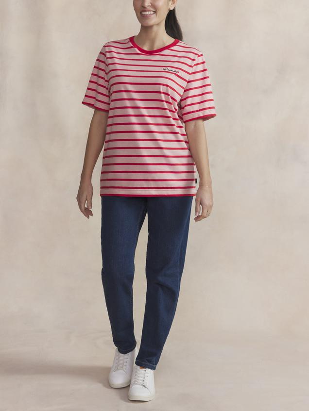 Marinière en maille femme orchidee AMOUR