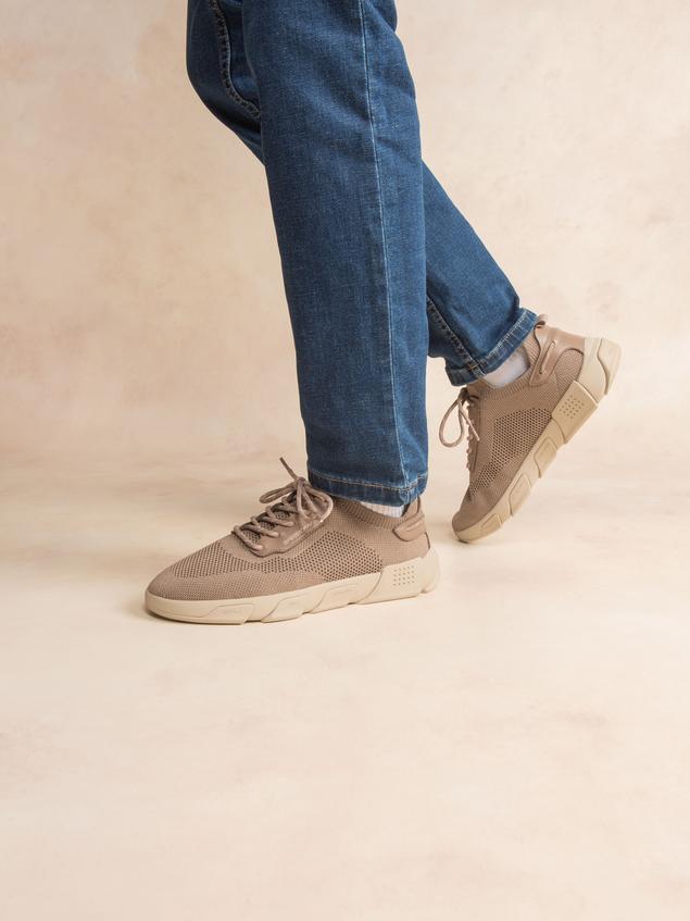 Men's canvas sneakers Heathered Taupe JAZSAIL