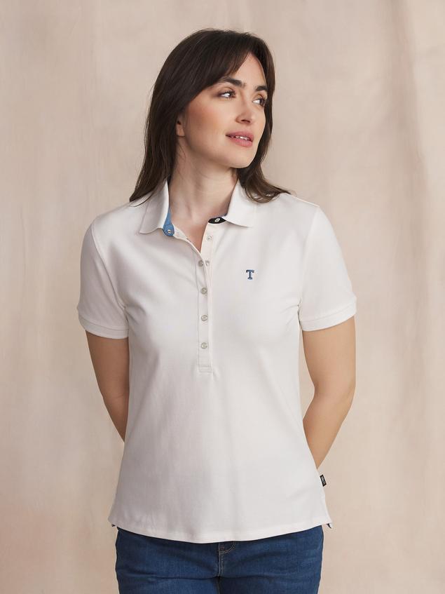 Polo Manches Courtes Blanc LEYLAPOL