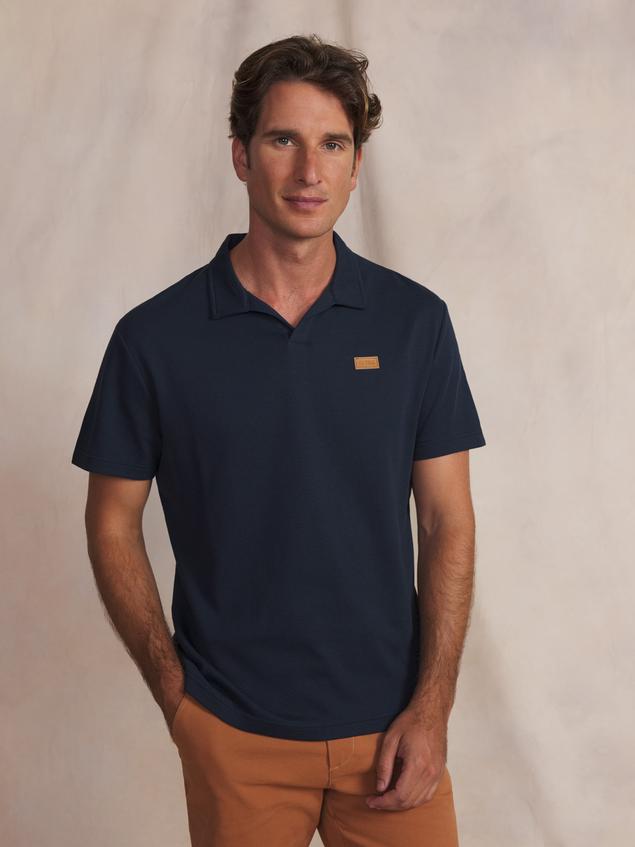 Polo homme navy WALLYPOL