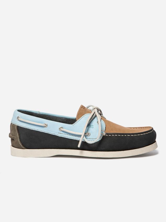 Chaussures bateau homme navy et oxygene PHENIS