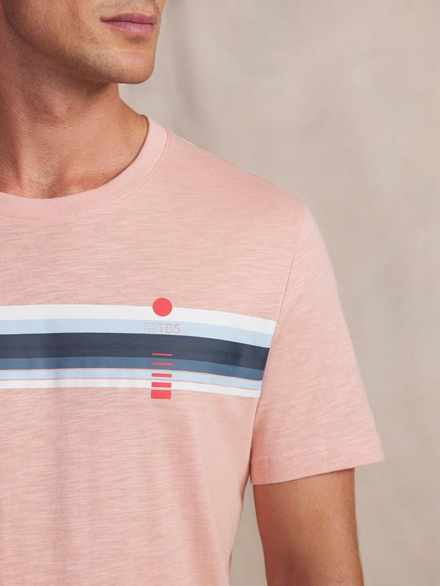 Men's knit T-shirt Orchid RORRYTEE