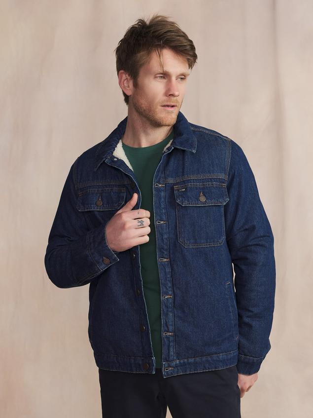Veste Indigo Avec Manches Bleu MANKIVES