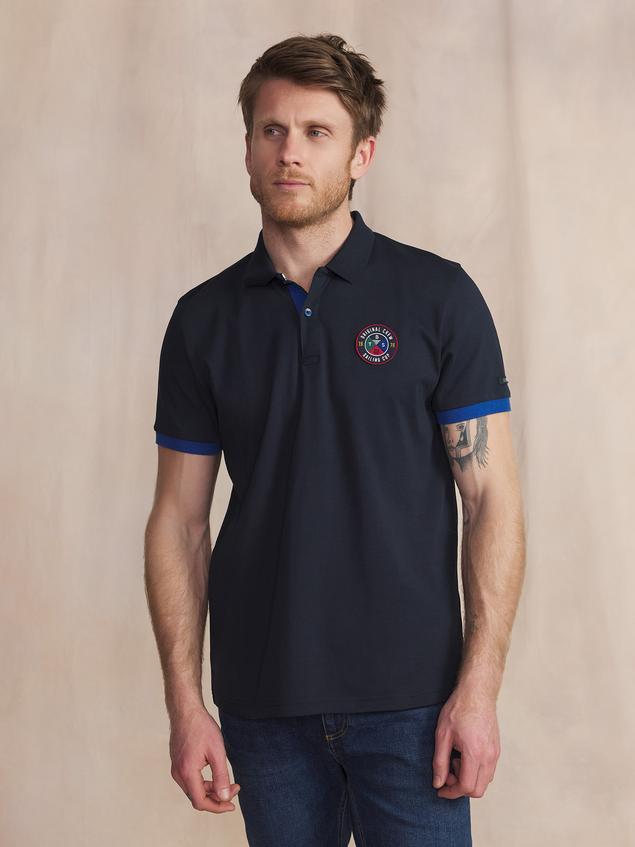 Polo Manches Courtes Bleu VALDEPOL