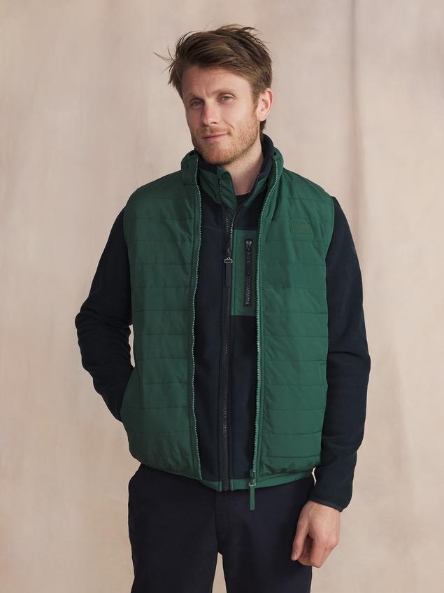 Doudoune Sans Manches Homme Imperméable Marine JOSEFSAN