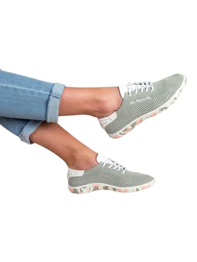 Women's canvas sneakers Clay Guava Camo JAZARIA