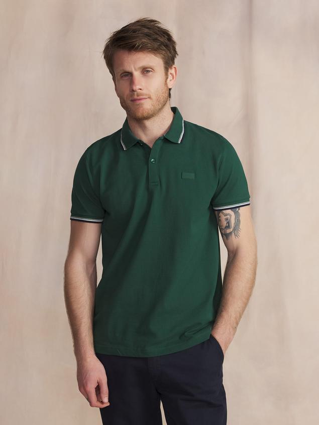 Polo Homme Coton Biologique Vert YVANEPOL