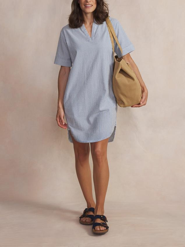 Robe courte femme chambray BABETROB