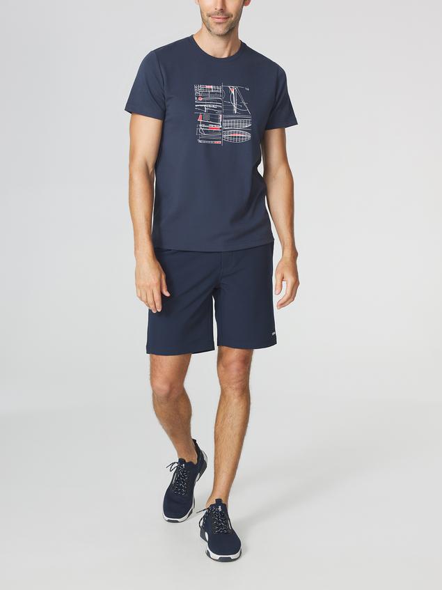 T-shirt Homme Coupe Ajustée Marine STANYTEE