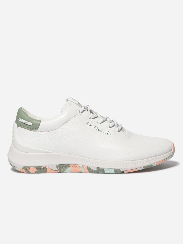 Running femme blanc argile camo JAZZRUN