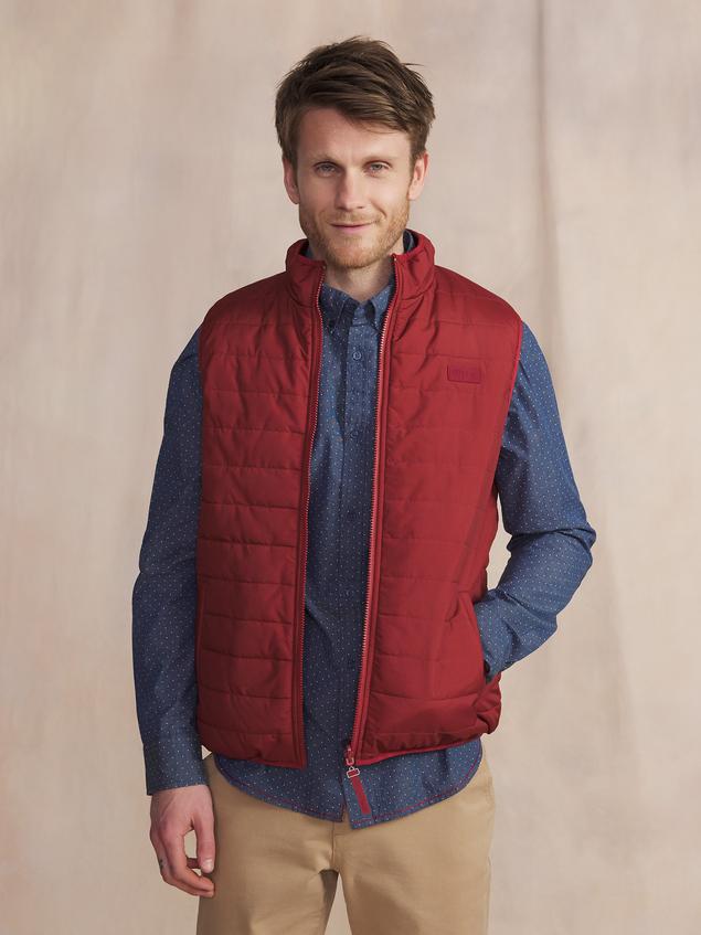 Doudoune Sans Manches Homme Imperméable Marine JOSEFSAN