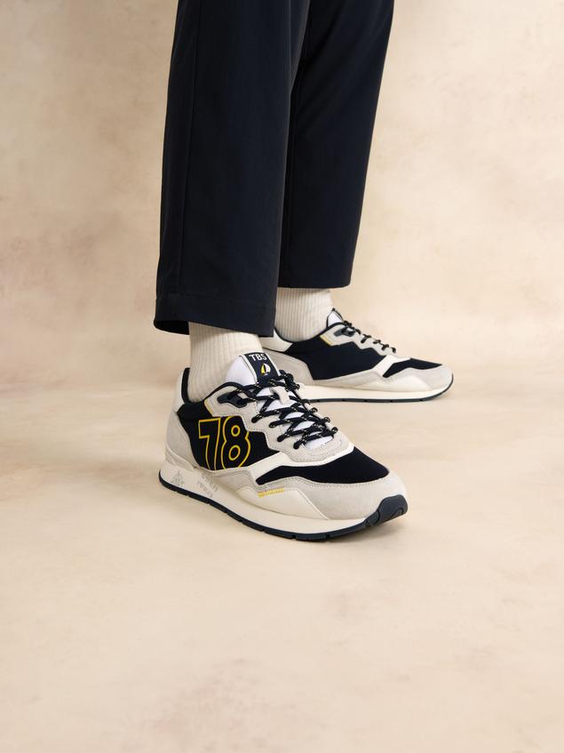Men's running shoes Navy and White DJONBOT