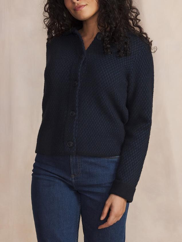 Gilet Marine Manches Longues Bleu JANANGIL