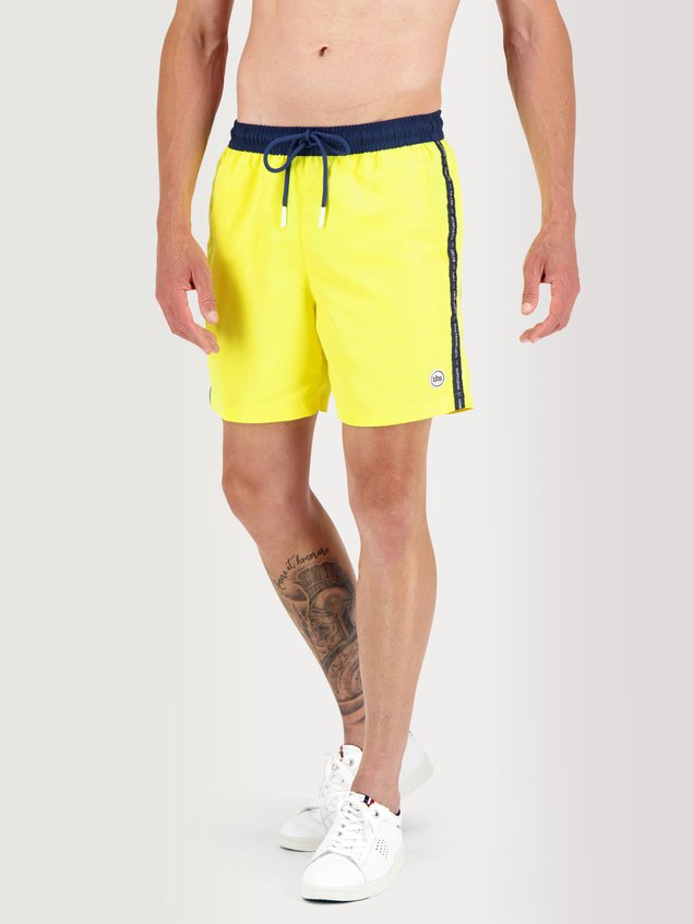 Short De Bain Homme Fabriqué en France Jaune