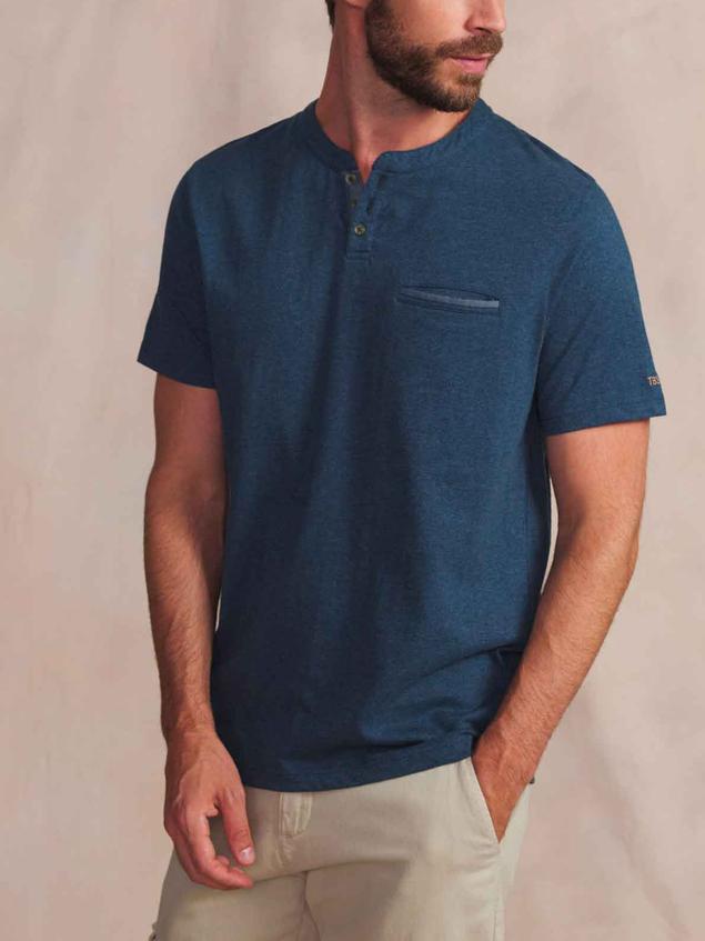 T-Shirt Knit Men Navy BLAKETEE