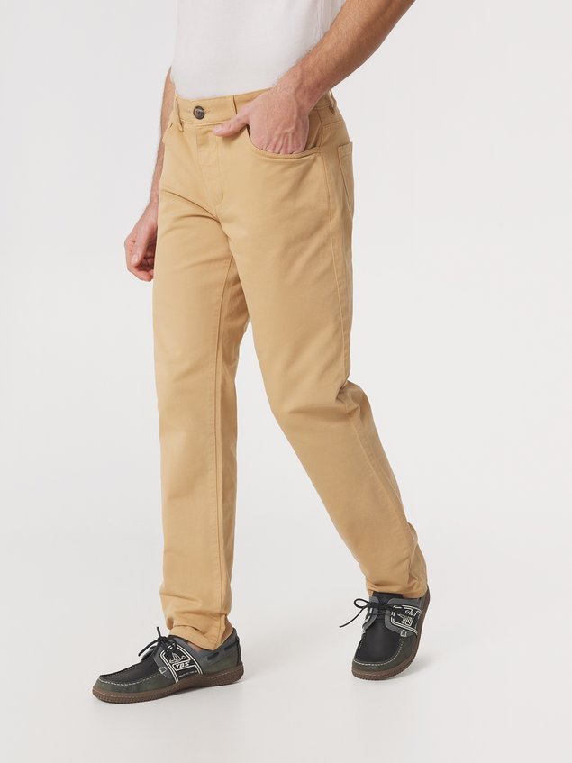 Pantalon Homme Coton Recyclé Beige FILAOPAN