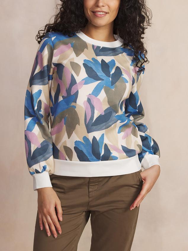 Sweat Manches Longues Blanc MANONRON