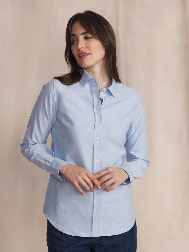 Chemise Manches Longues Bleu CAYLACHE