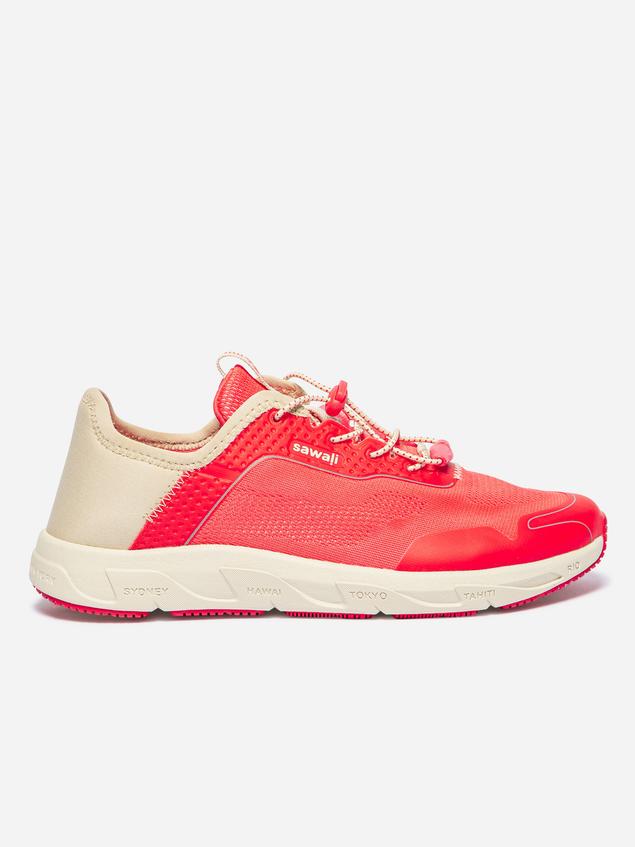 Women's running shoes Coral and Cream JAZLIFE