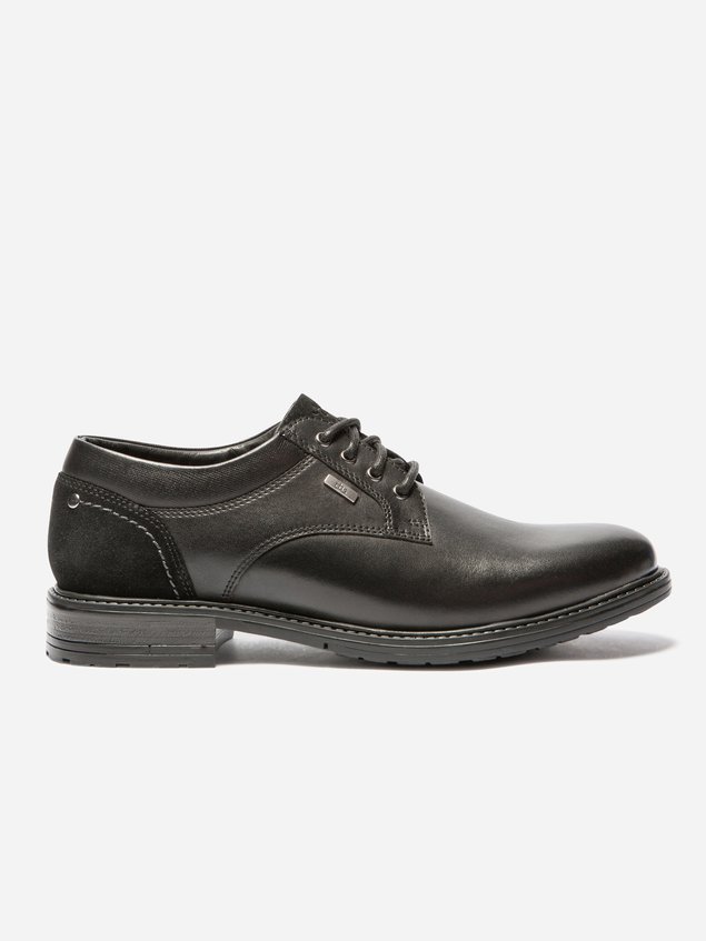 Derbies Homme Confort Cuir Noir