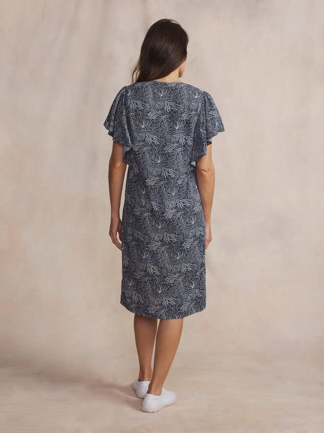 Robe courte femme navy HABBYROB