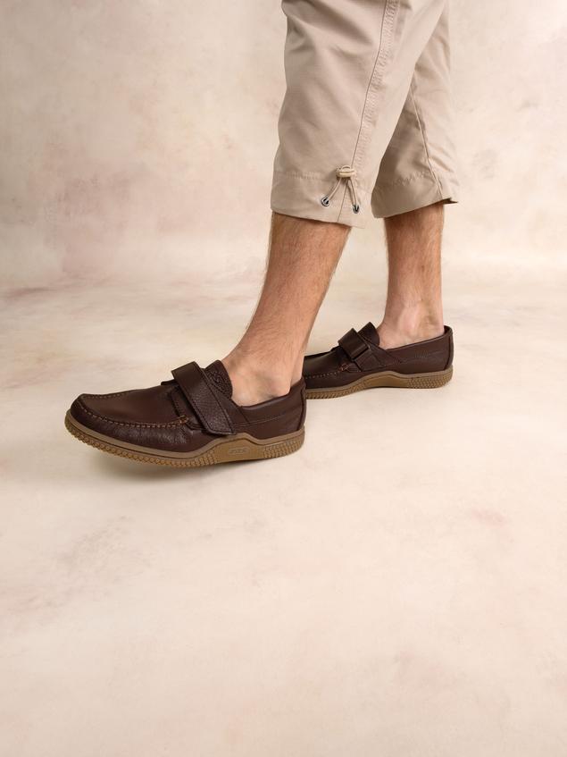 Chaussures bateau homme chocolat GALAIS