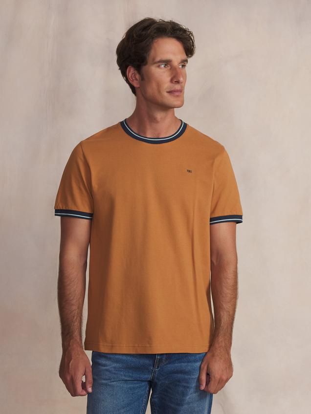 Tee-shirt en maille homme teck DARELTEE