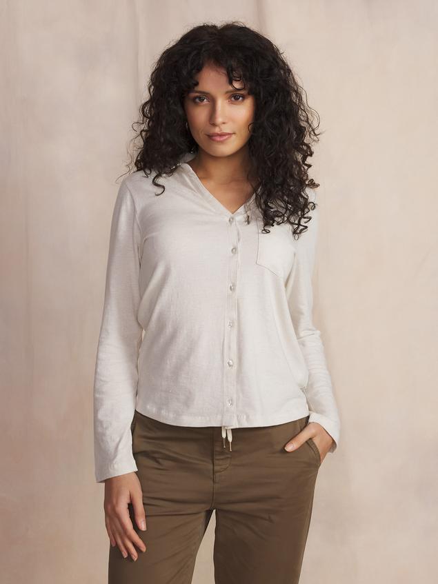 Chemise Femme Coton Biologique Blanc ADINACHE